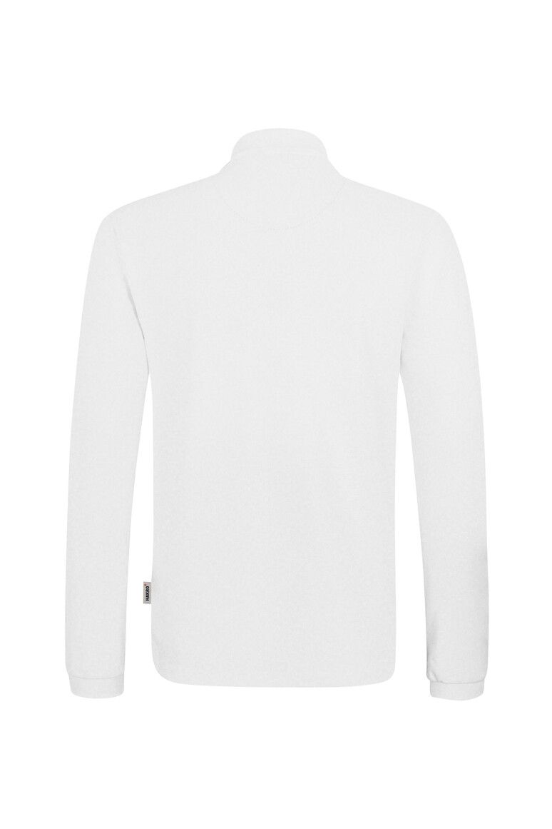 HAKRO Longsleeve-Poloshirt MIKRALINAR® HACCP weiß, XS