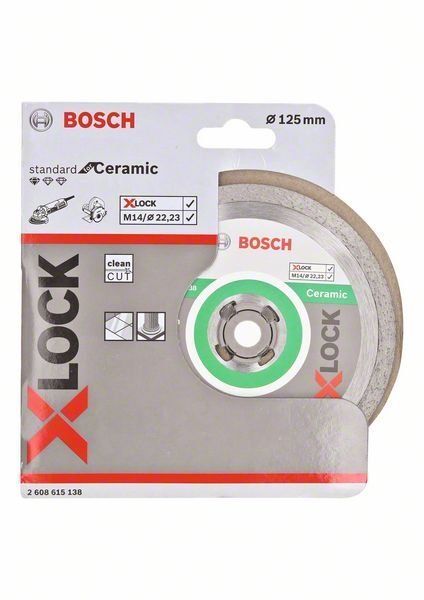 Bosch X-LOCK Diamanttrennscheibe Standard for
