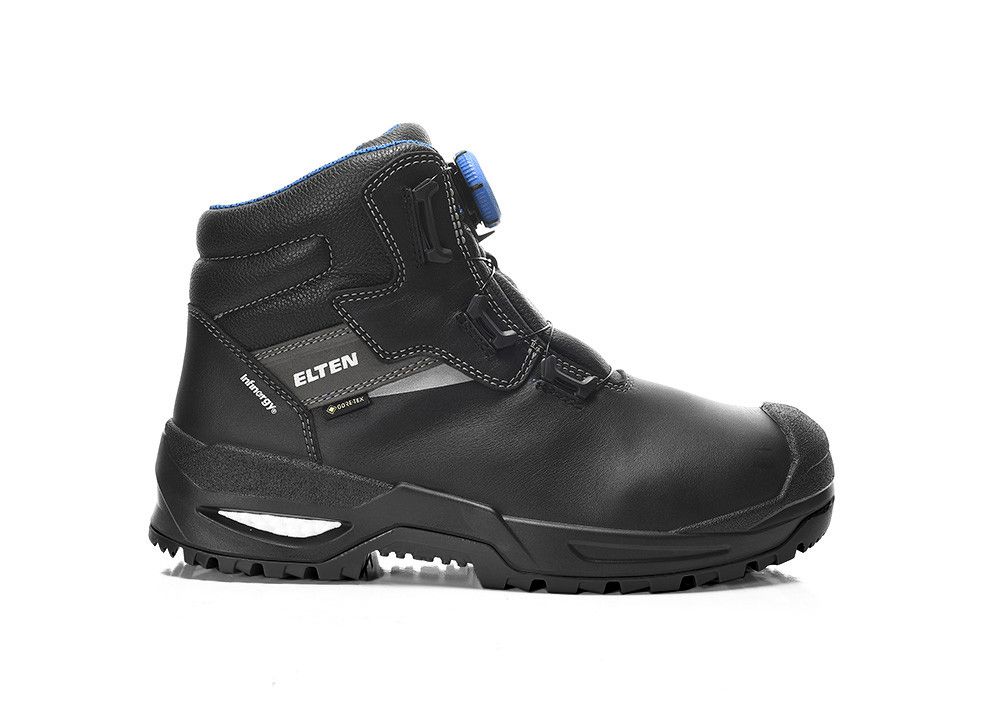 Sicherheitsstiefel STEFANO XXSG BOA® GTX® black-blue Mid ESD S3S WR, Gr. 36