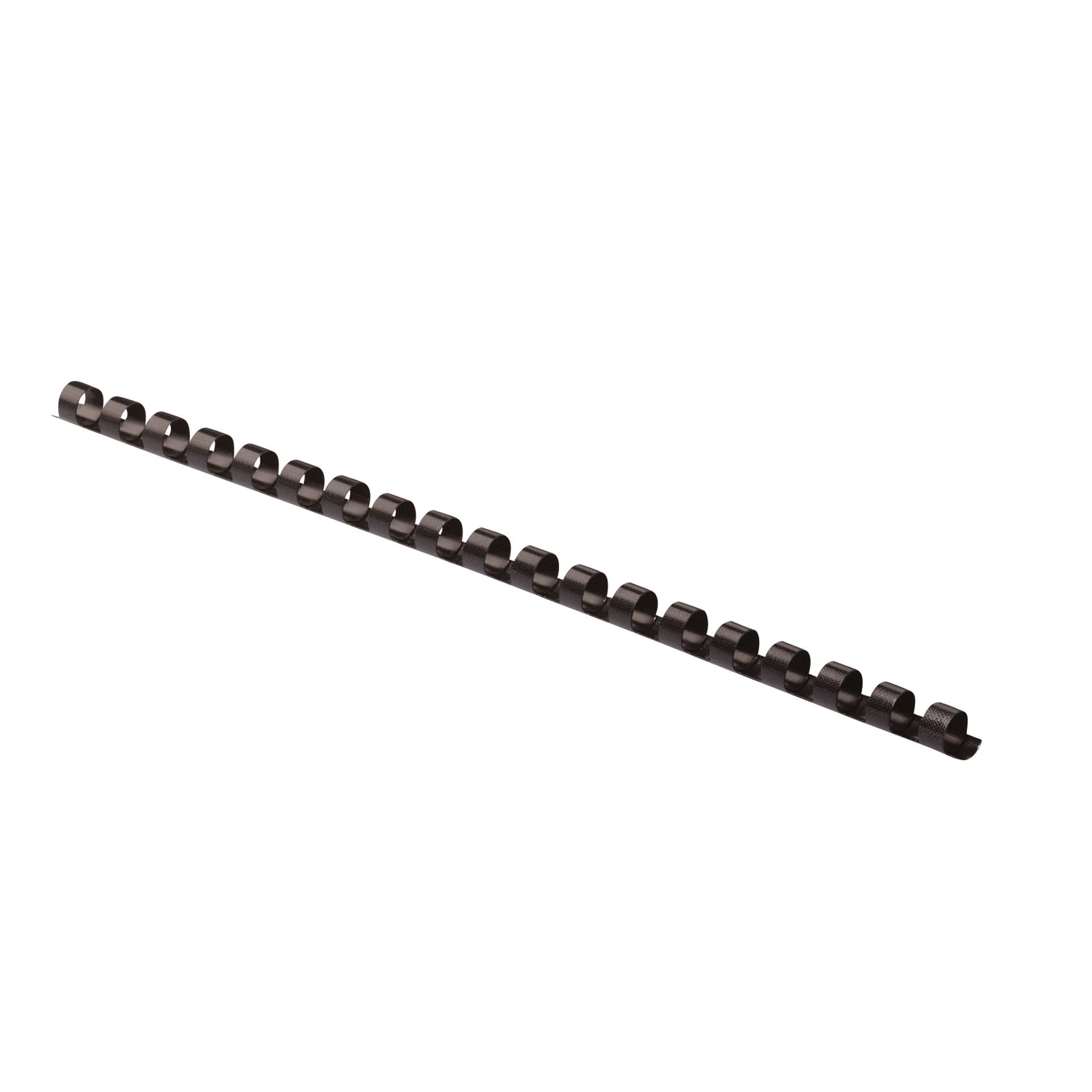 Plastikbinderücken COMB 6mm schwarz 100 St./Pack.