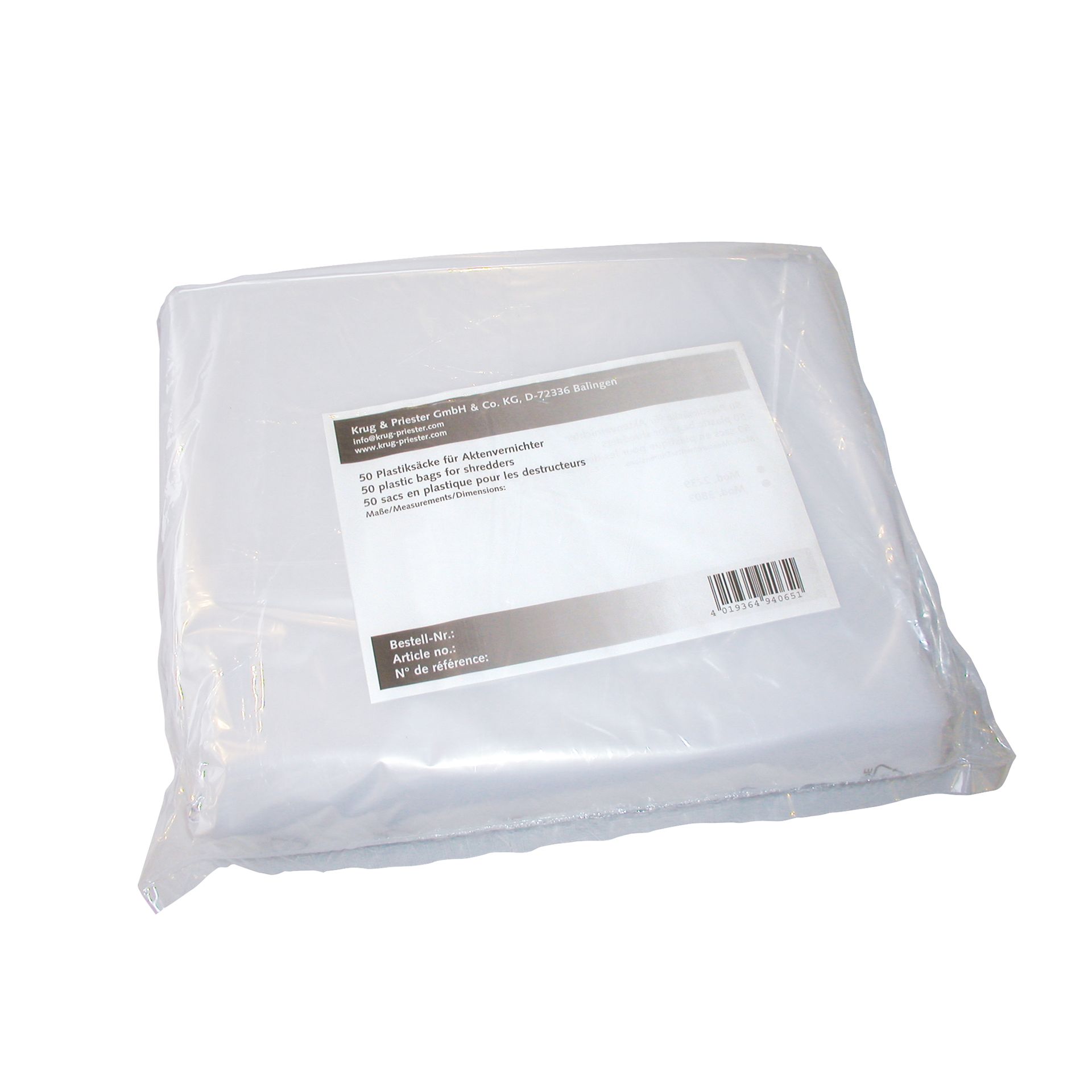 Abfallsack für 2360/2403/2404 50 St./Pack.