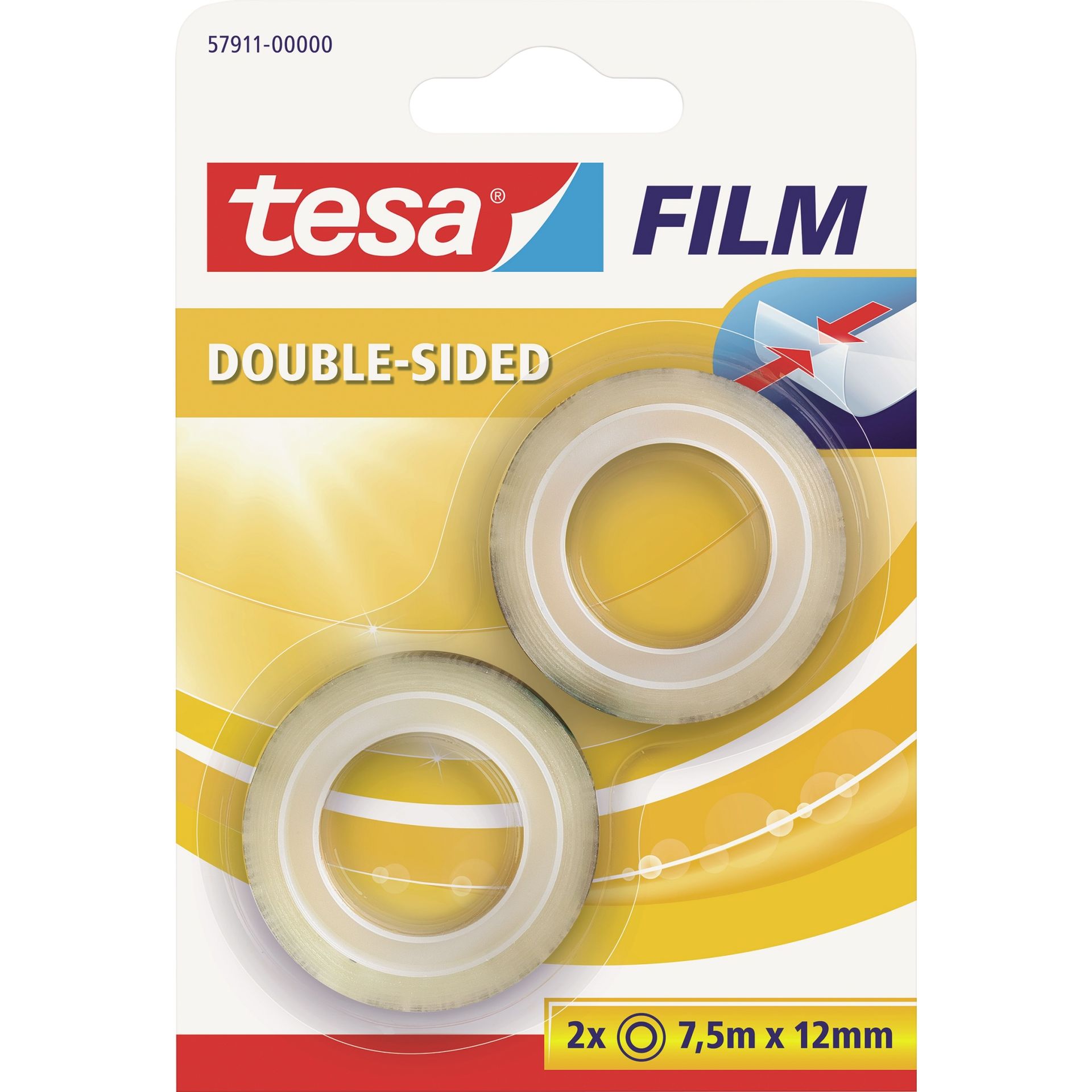Klebefilm   Doppelseitig 7,5mx12mm 2St