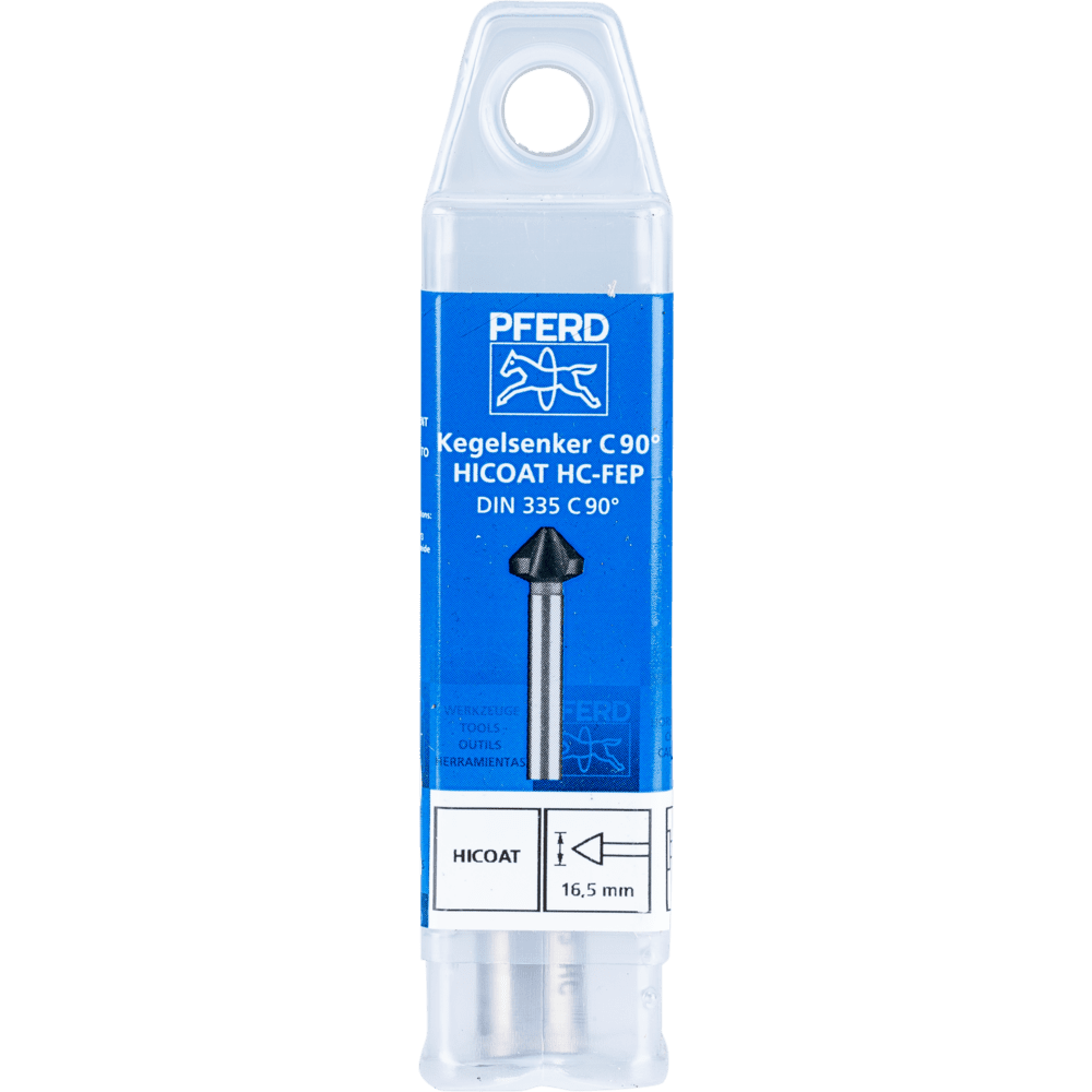 PFERD Bohr- und Senkwerkzeuge KES HSS DIN 335 C90° HC-FEP 16,5