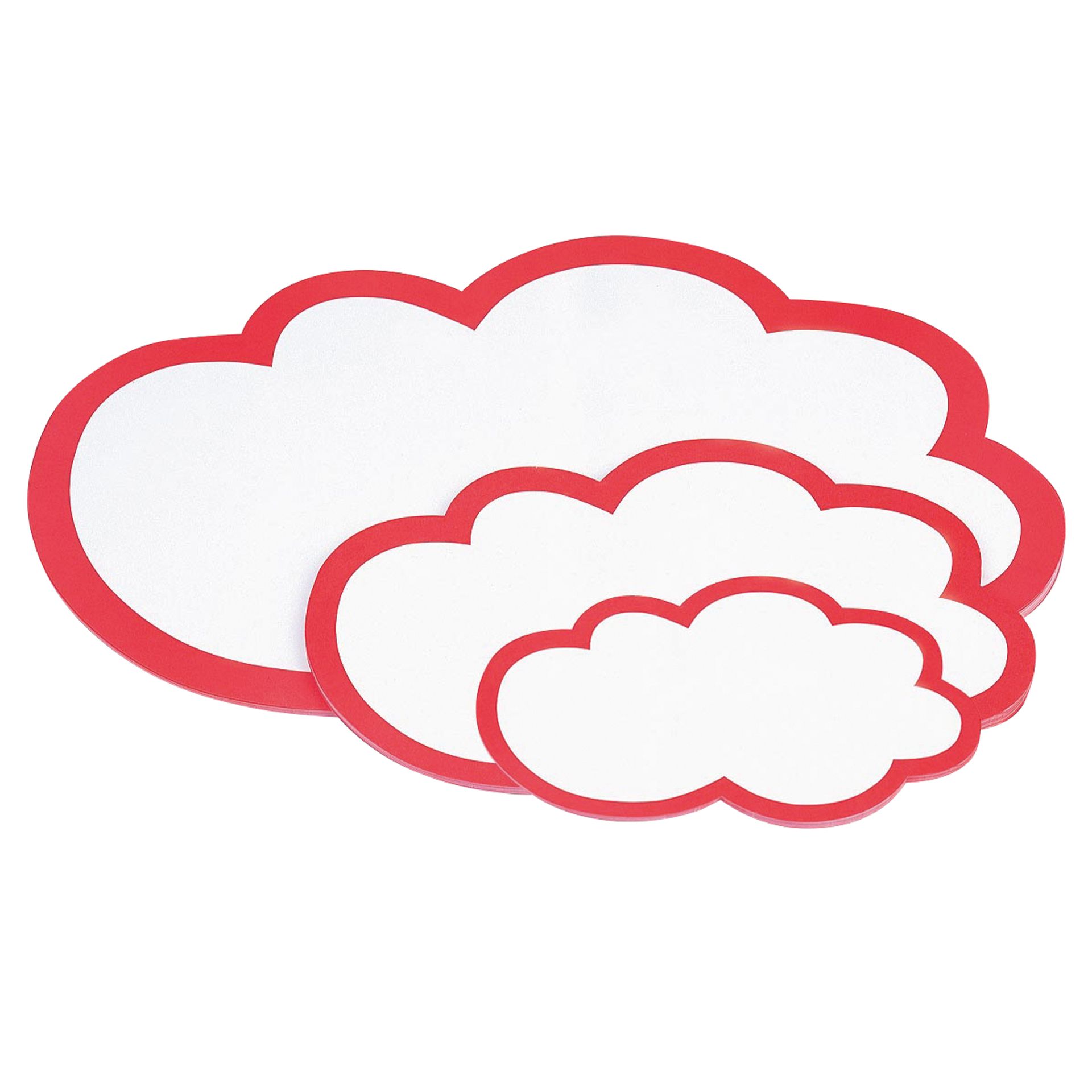 Moderationskarte Wolke 420x250mm 20St.
