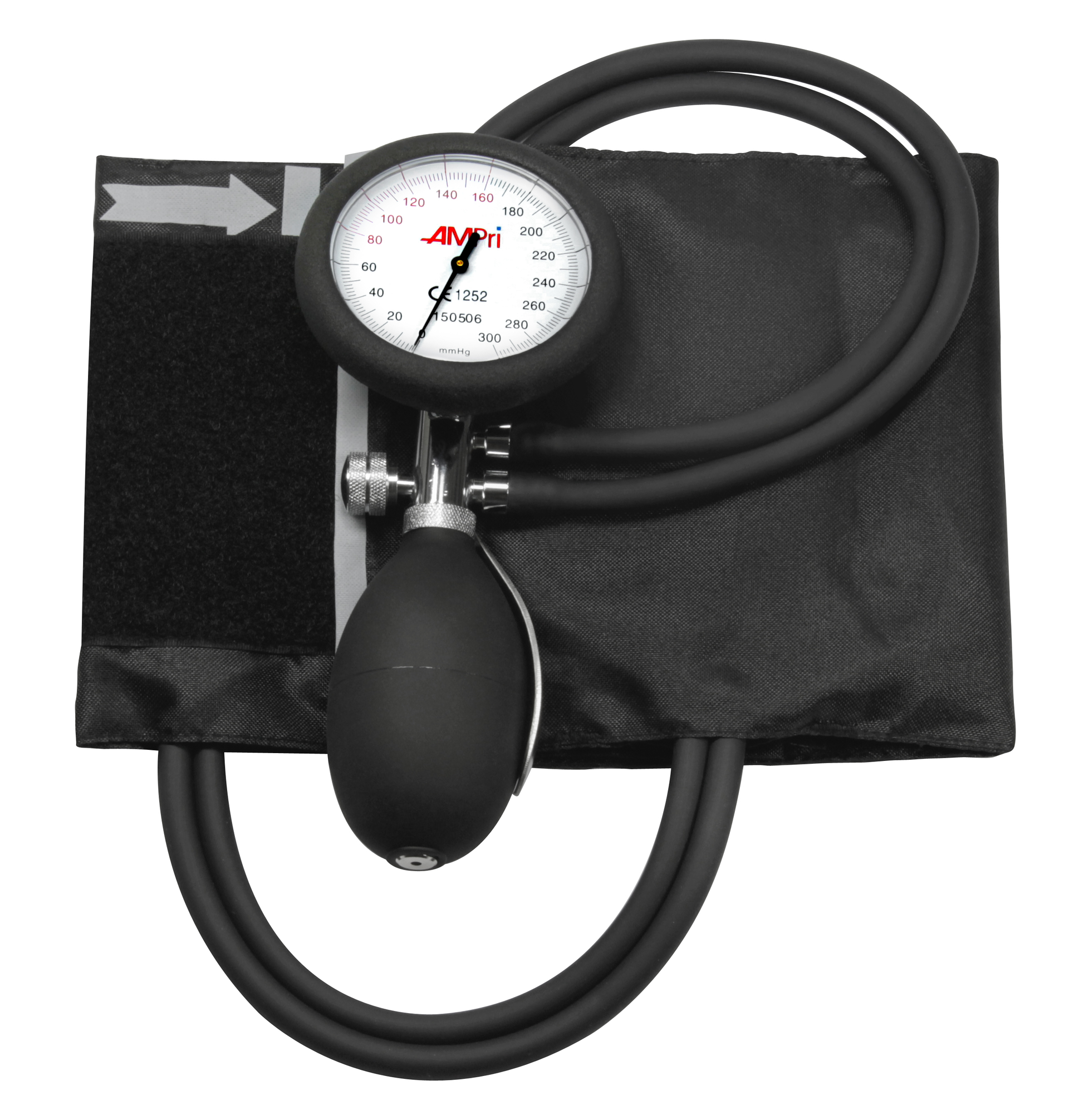AMPRI Med Comfort Aneroid Blutdruckmessgerät
2 Schlauch