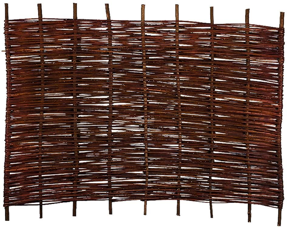 ASO Weidengeflechtzaun 180 x 120 cm geflochten auf Haselnußruten