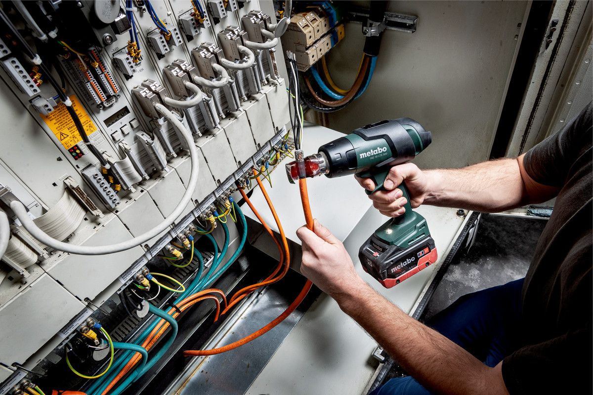 Akku-Heißluftgebläse soloHG 18 LTX 500 Metabo ohne Akku ohne Ladegerät metaBOX