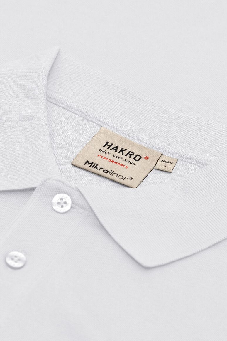 HAKRO Pocket-Poloshirt MIKRALINAR® weiß, XS