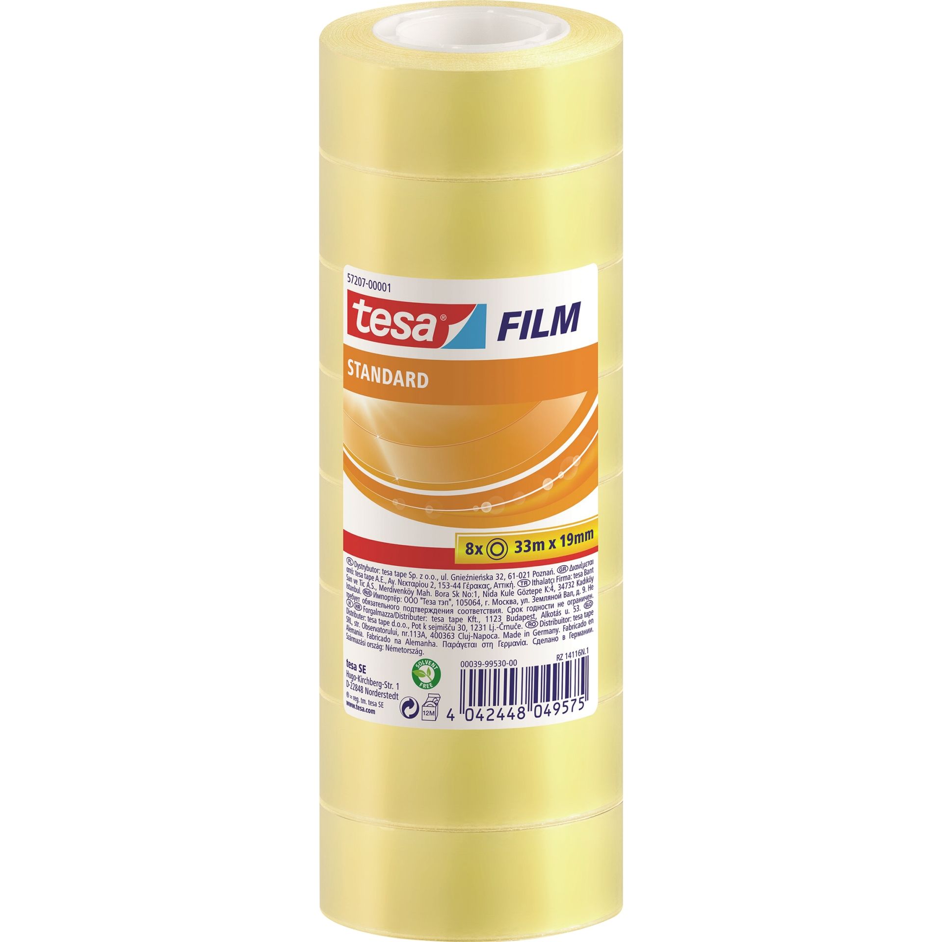 Klebefilm 19mmx33m 8 St./Pack.