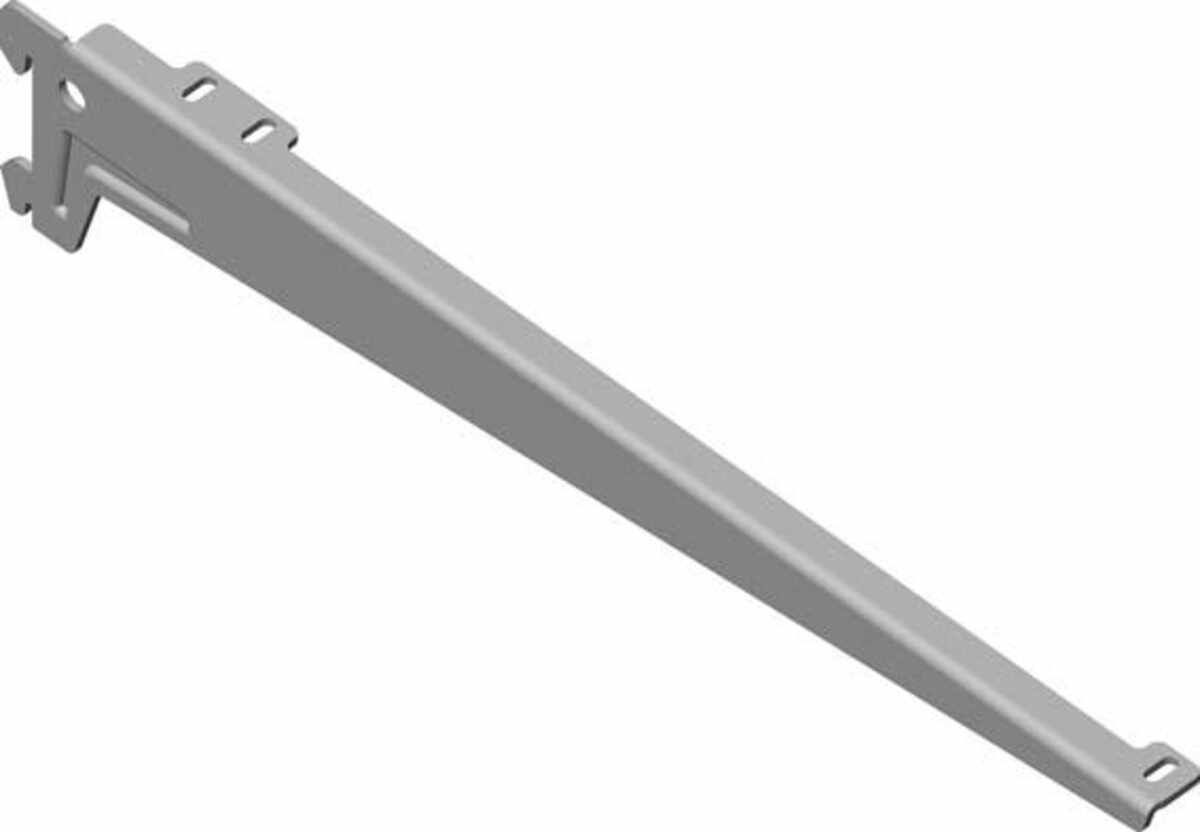Winkelträger silberfarbig380mm