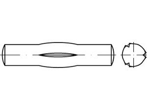 ISO 8742 Stahl 4 x 24 S