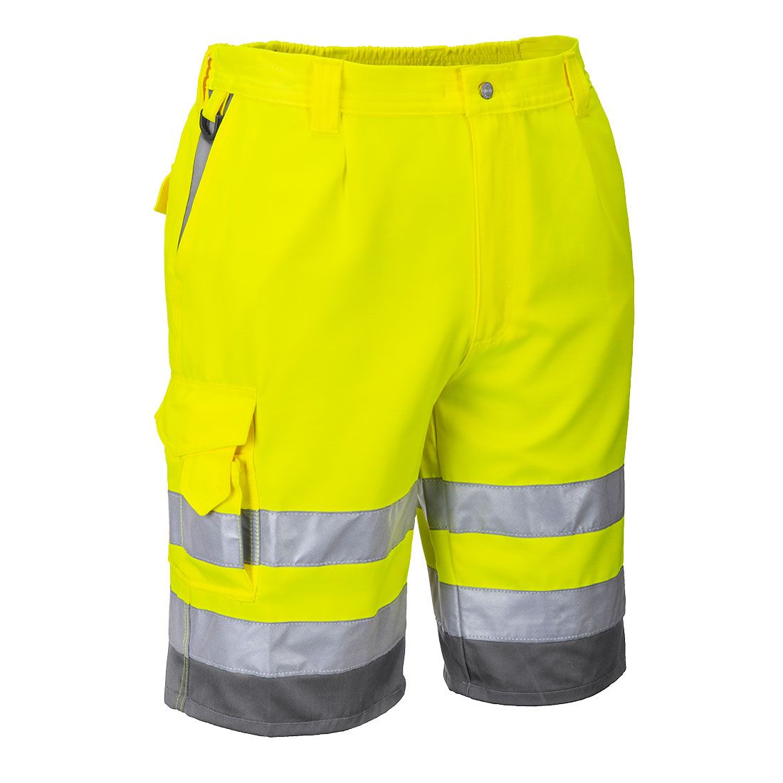 Portwest E043 Warnschutz-Shorts, Gelb, Gr. 2XL