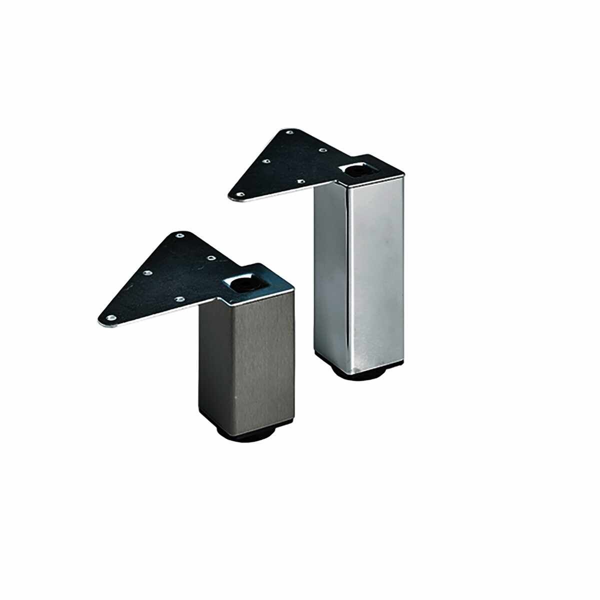 Möbelfuß Kaleo SQN 46, 150 mm x silber eloxiert