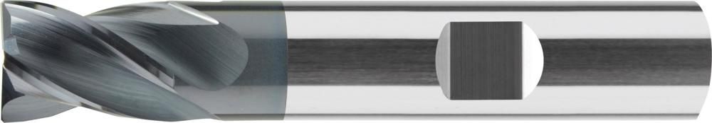 Schaftfräser VHM HPC kurzTiAlN Typ UNI Z4 Eckfase 35/38Grad Schaft HB Werksnorm 20mm FORMAT