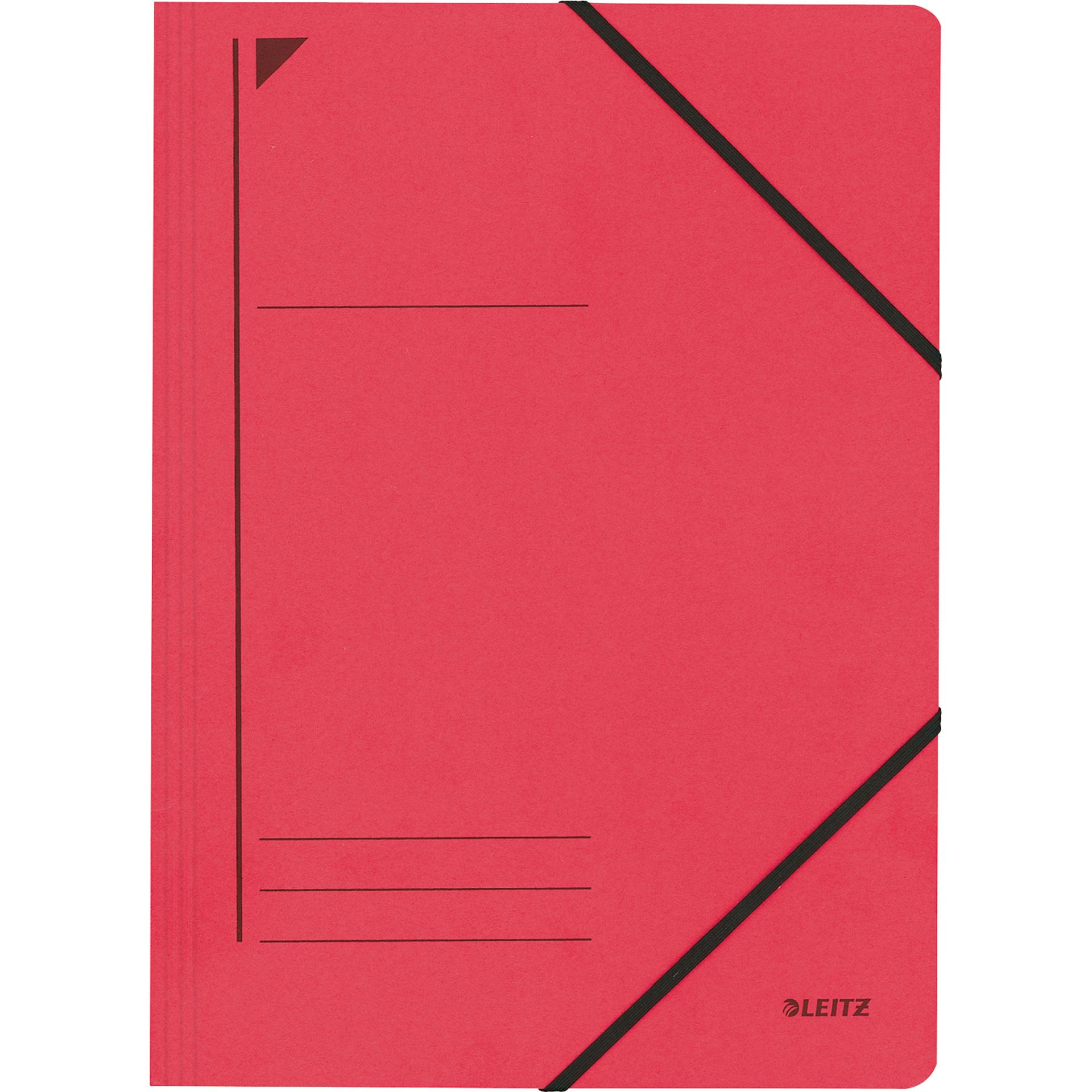 Eckspanner DIN A4 250Blatt Karton rot