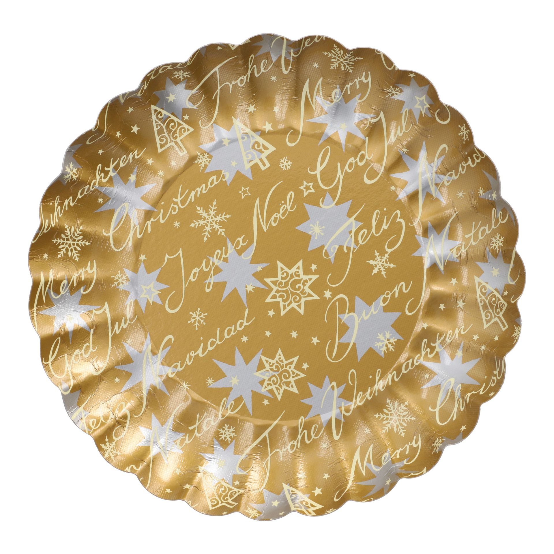 Präsentierschale Weihnachten 23cm sort 2St