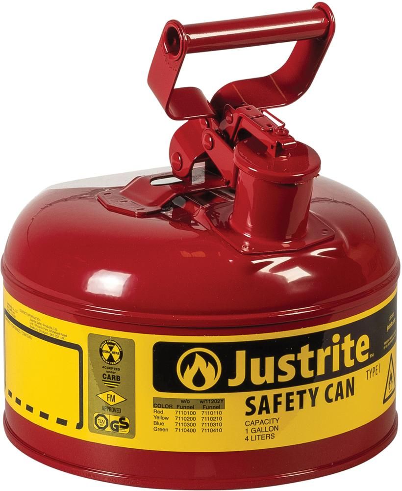 Sicherheitsbehälter Typ1 Schwinggriff, 4,0l rot, auslaufsicher D241xH279 mm