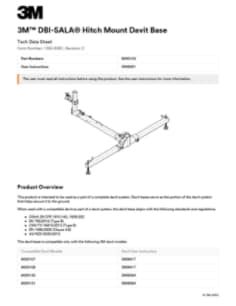 3M™ DBI-SALA® Basis-Gegengewichtsystem für beengte Räume, hohe Kapazität, 8000103