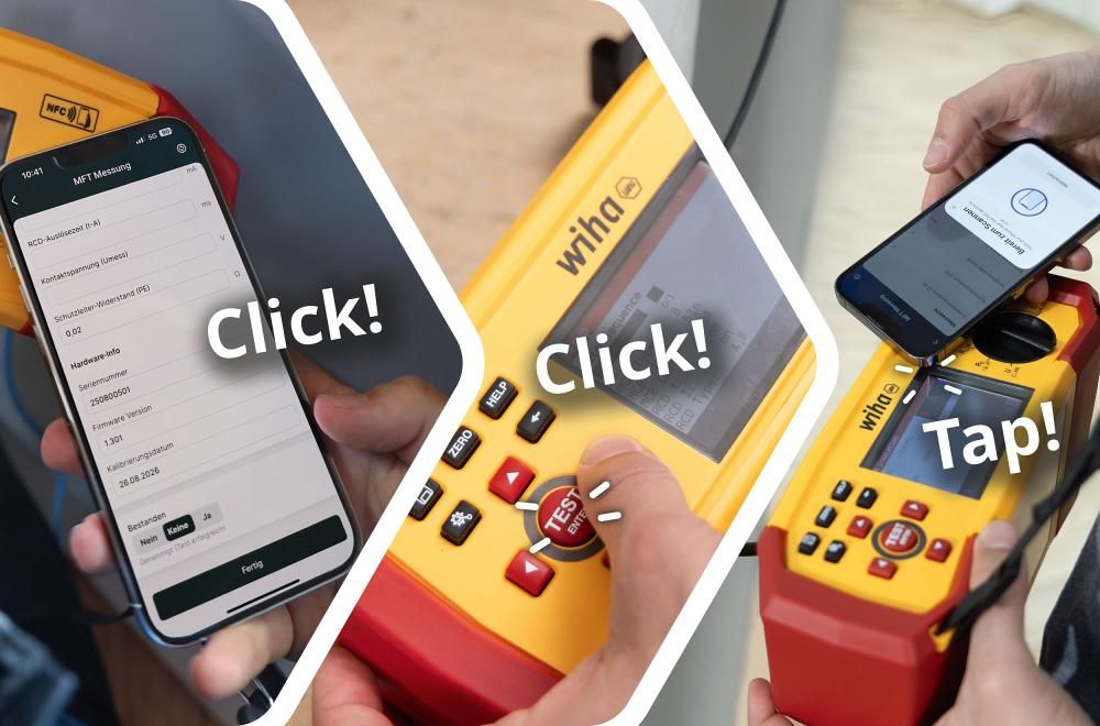 WIHA Installationstester MFT One Set mit Zubehör Tasche