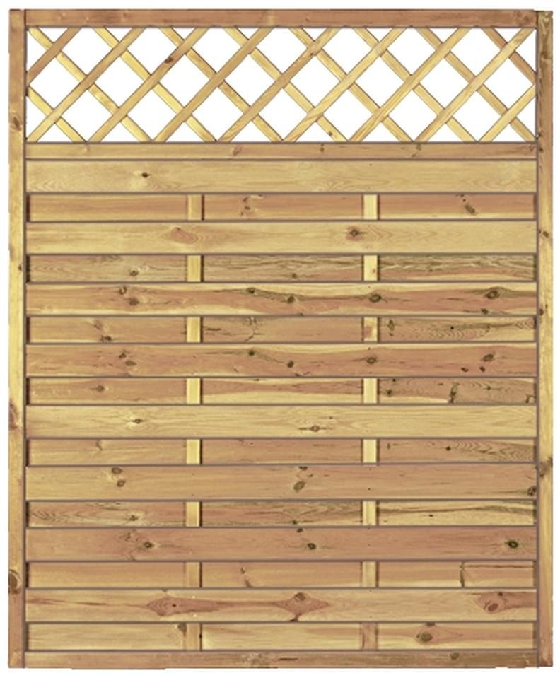 Maxi-Massiv-Ranki 150 x 180 cm, kdi grün Rahmen 45/45mm Lamellen geriffelt & geschraubt