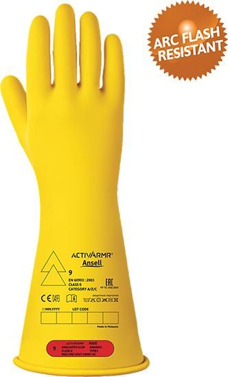 Isolierhandsch. ActivArmrKat.III, gelb/gelb RIG014Y, Gr. 10 Ansell