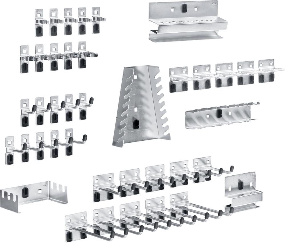 Hakensortiment 40-teilig für Lochplatten für Lochplatten bott
