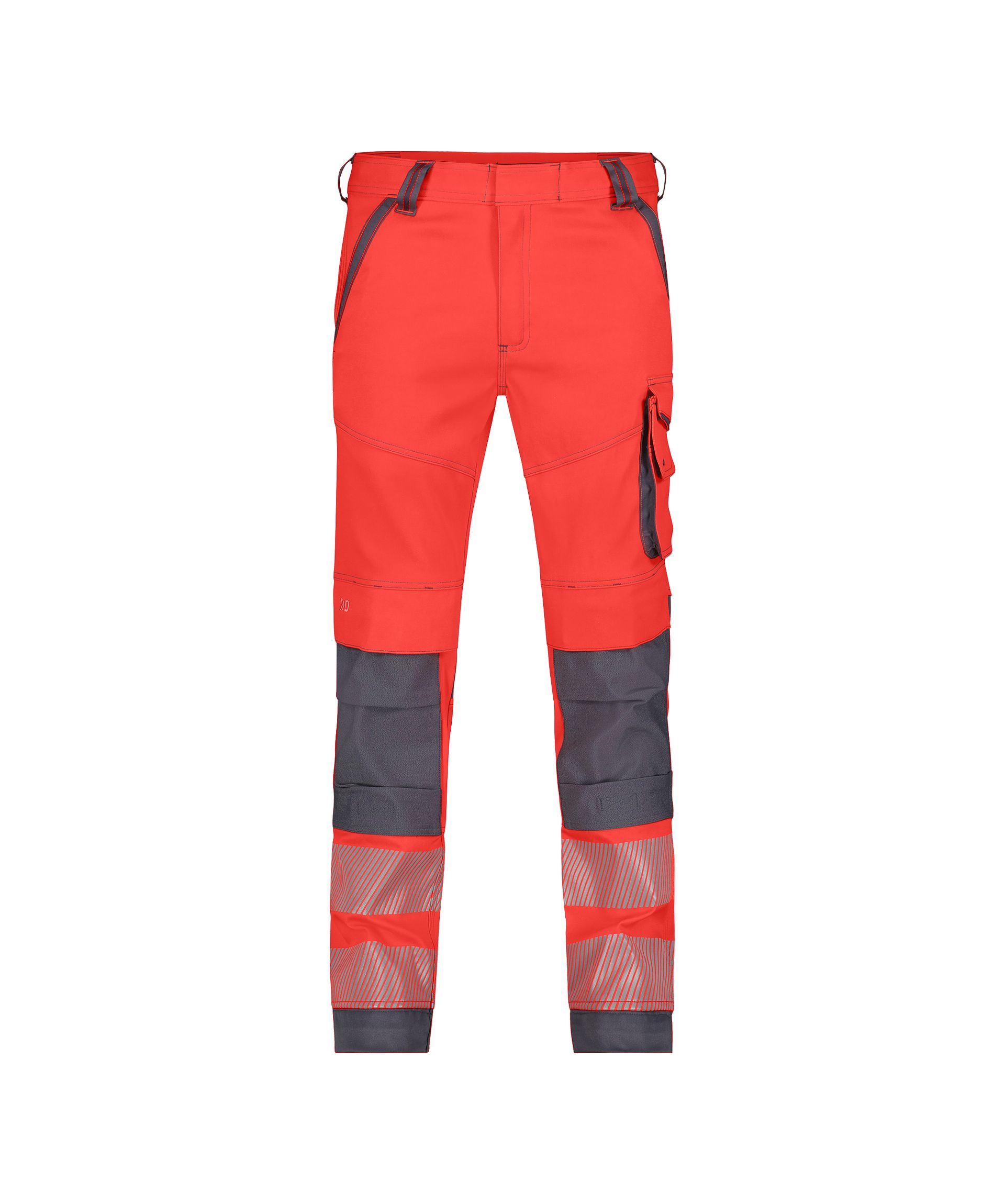 DASSY Aruba Warnschutz-Arbeitshose, Rot, Gr. 54 Lang