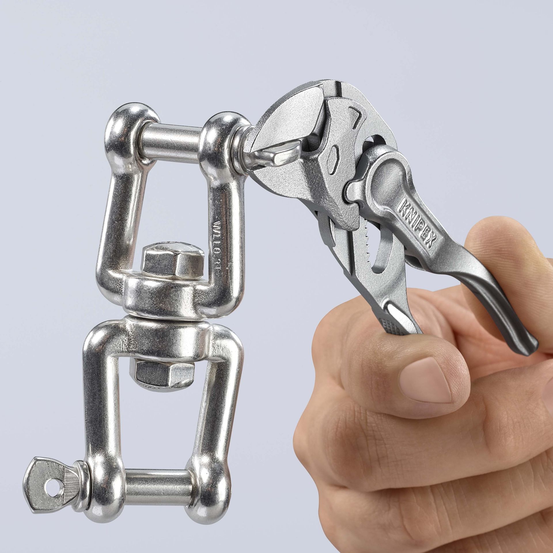 KNIPEX Zangenschlüssel XS aufgeprägte, raue Oberfläche