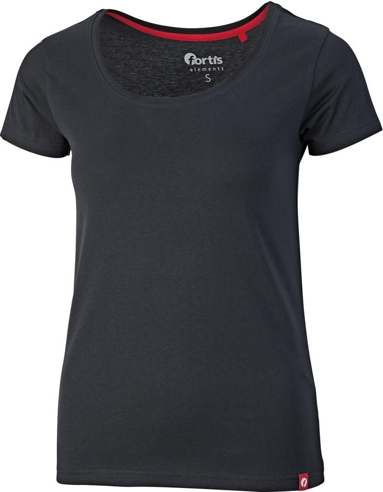 Basic-T-Shirt Damen schwarz Gr. XS FORTIS Elements