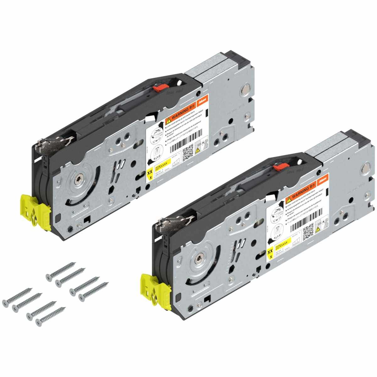 AVENTOS HF top Hochfaltklappe, Kraftspeicher (Set), LF=2700-13500 (bei 2 Stück), zum Schrauben, für SERVO-DRIVE geeignet, verzinkt