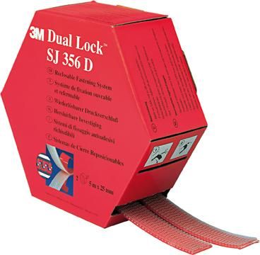 Dual Lock SJ356D Flexibl.Druckverschluss 2x5m 3M
