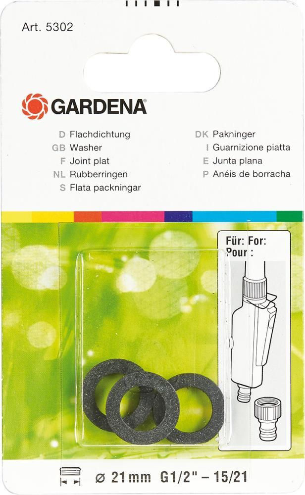 Flachdichtung a 3Stck.für900,2900,949 Gardena Gardena