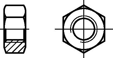 Sechskantmuttern Kl.10 DIN 934 M 16