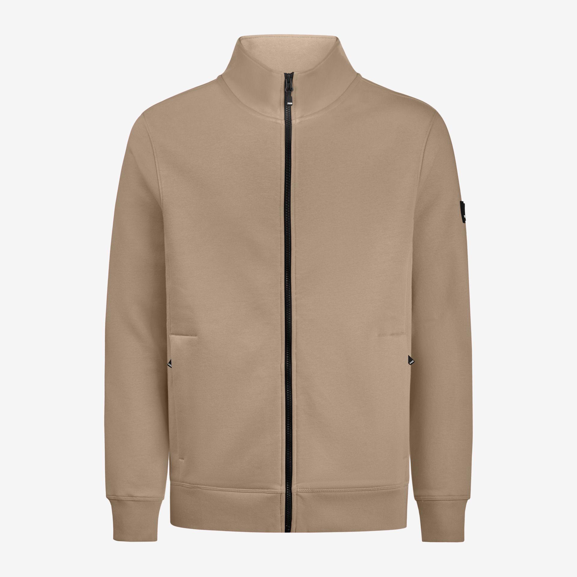 FHB Sweatjacke EUGEN beige - Gr. S