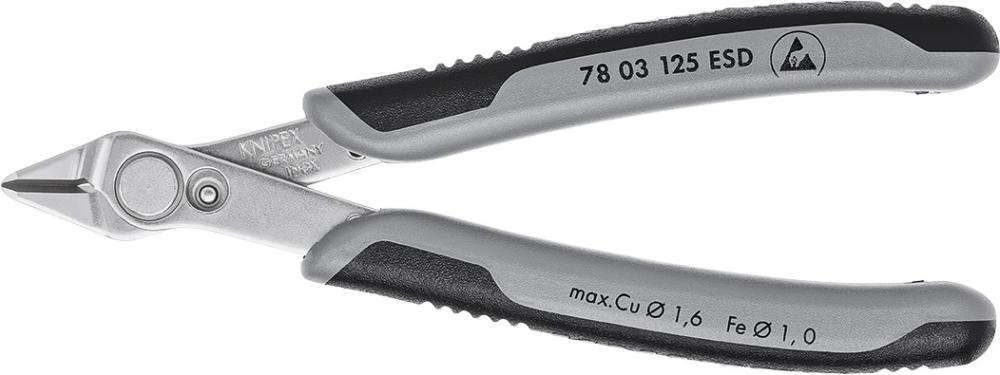 Seitenschneider Elektronik ESD V2A 125mm KNIPEX