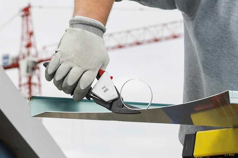 Idealschere mit Hebelübersetzung und 2-Komponenten-Griff links 230mm Erdi
