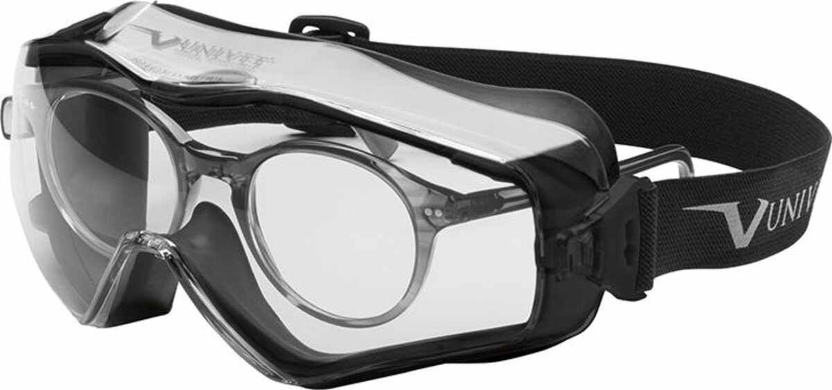 Vollsichtbrille 6X3 schwarz