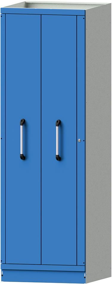 Vertikalauszugschrank B715xT720xH2200mm RAL 7035/5012