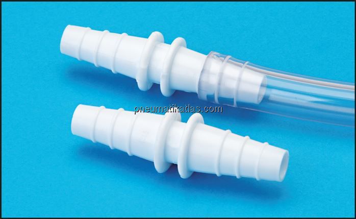 Universal-Schlauchverbindungsrohr 3 - 5 x 3 - 5mm, Polypropylen