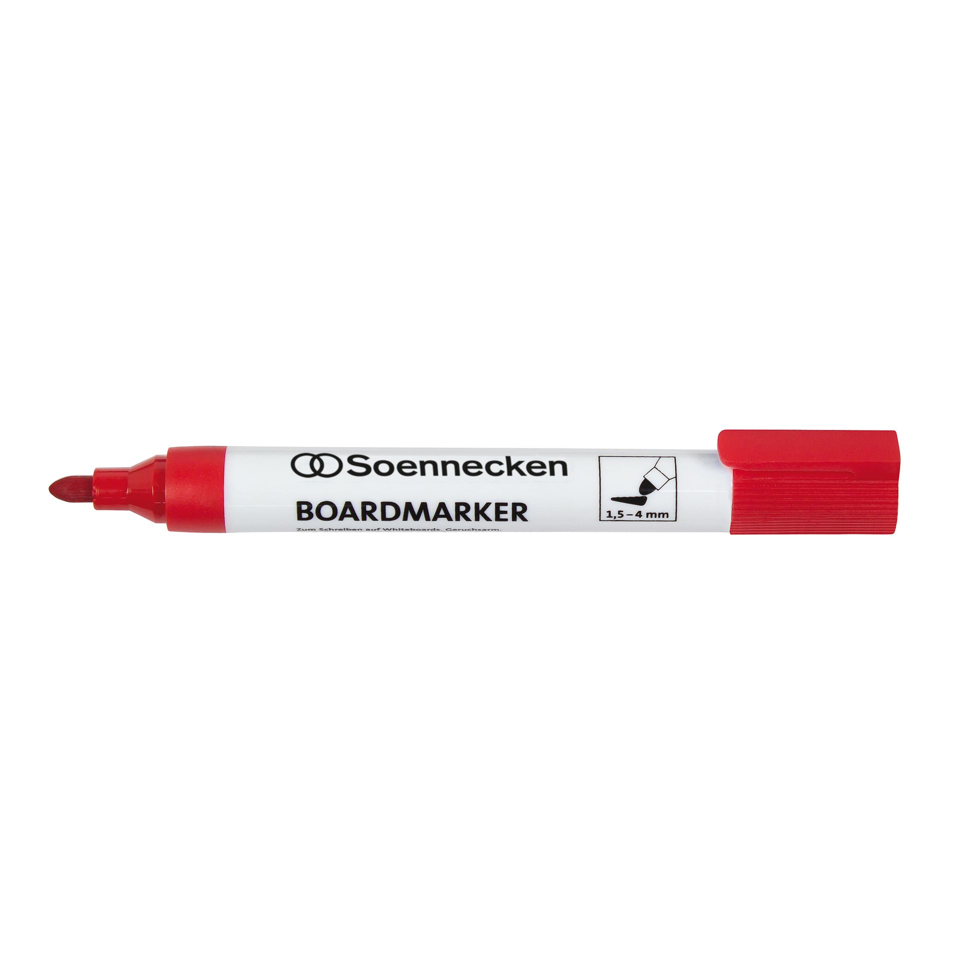 Boardmarker 1,5-4mm Rundspitze rot