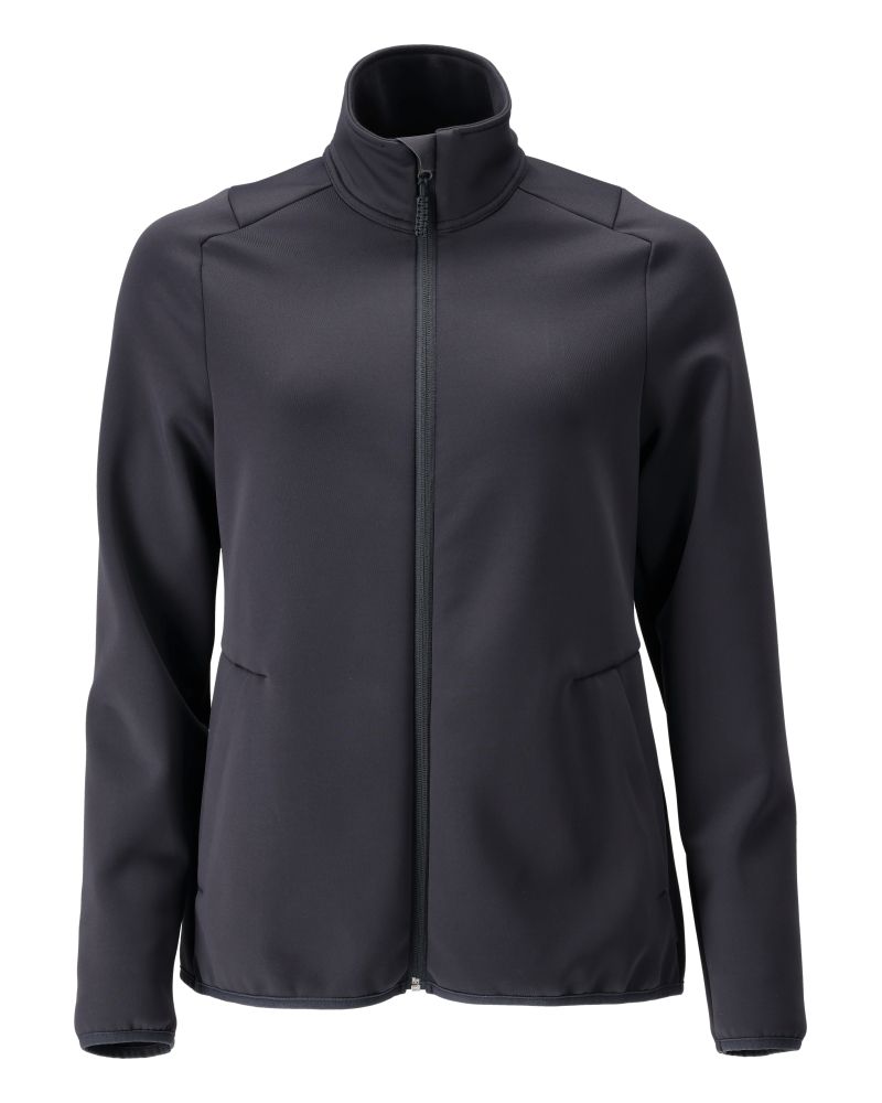 Fleecepullover mit Reißverschluss Schwarzblau, 2XL