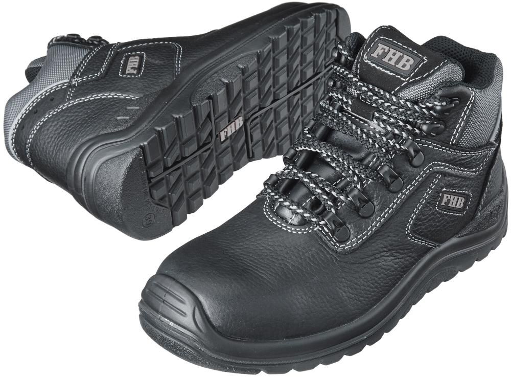 Schnürstiefel WILFRIED schwarz 39 EN ISO 20345-S3 FHB