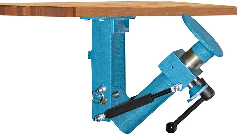 Klapp-Höhenverstellgerät Aufnahme rund 120mm FORMAT