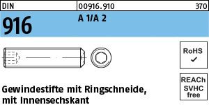 Gewindestifte mit Ringschneide