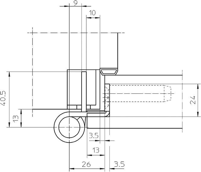 Objektband VX 7939/160 Edelstahl SIMONSWERK