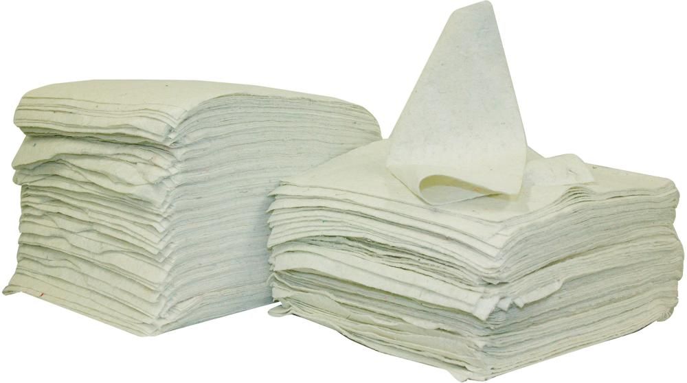 Putztuch/rohweiß 10kg 38x38cm 350 Blatt