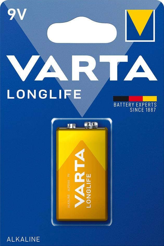 Batterie LONGLIFE 9V E-Block, 1-er Bli. Varta