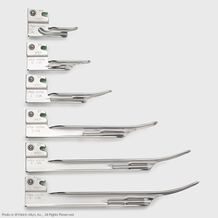 Fiber Optik MillerLaryngoskop Spatel Grösse 2