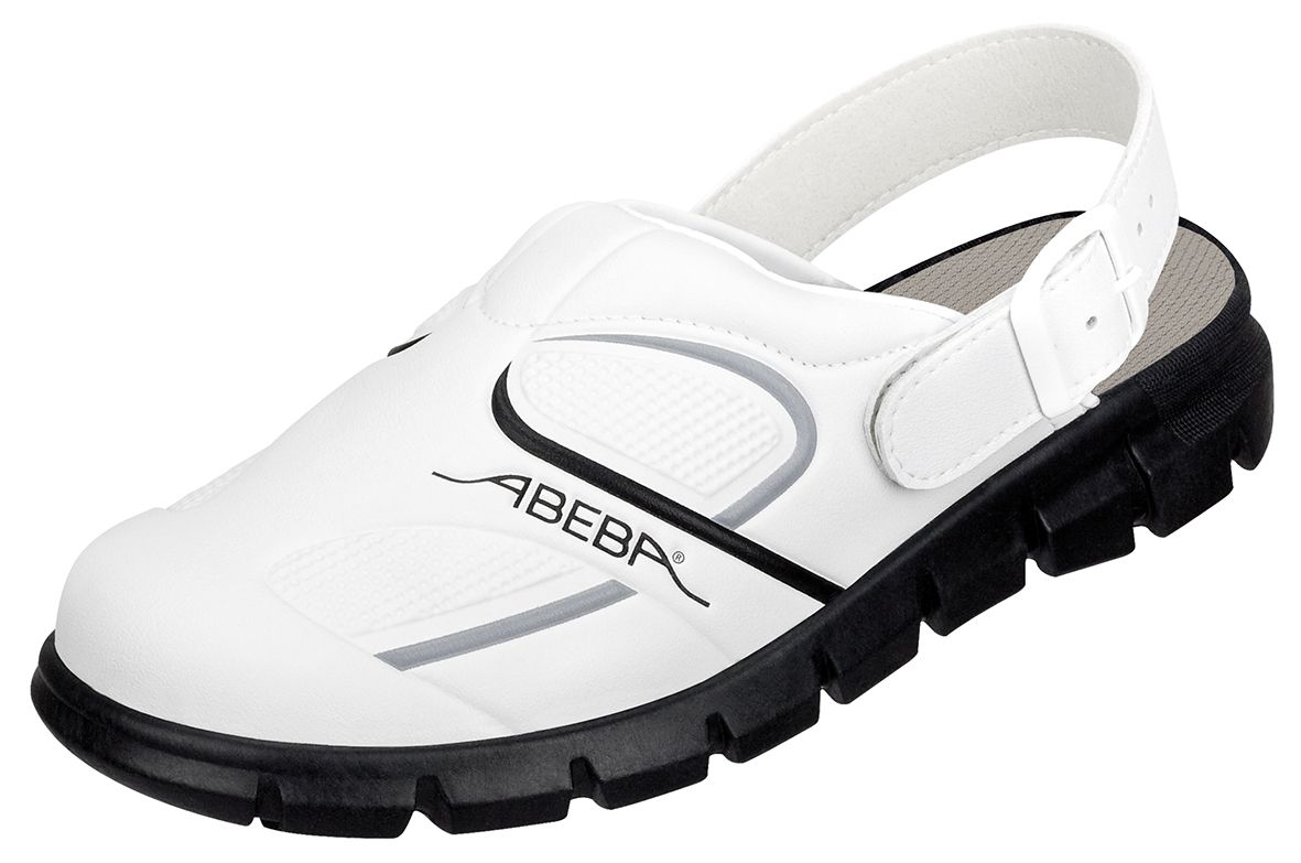 Berufsschuhe Dynamic Clog weiß/schwarz Gr. 45