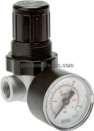 Druckbegrenzungsventil, G 1/4", 0,1 - 2 bar, Mini